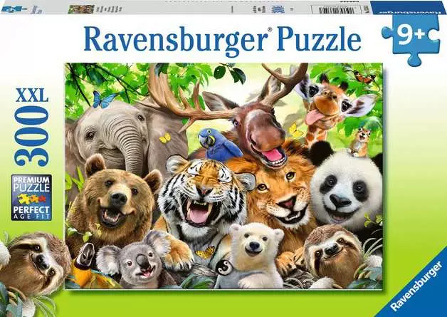Ravensburger Exotic Animals Selfie 300 Pieces Jigsaw Puzzle