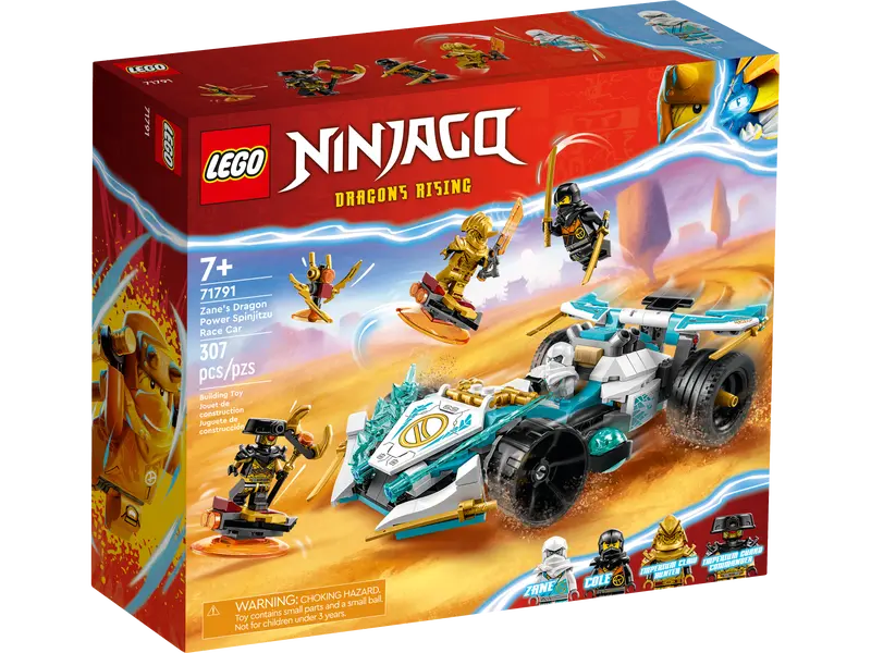 LEGO Ninjago 71791 Zane’s Dragon Power Spinjitzu Race Car
