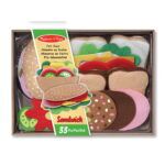 Melissa and doug felt food sandwich set on sale