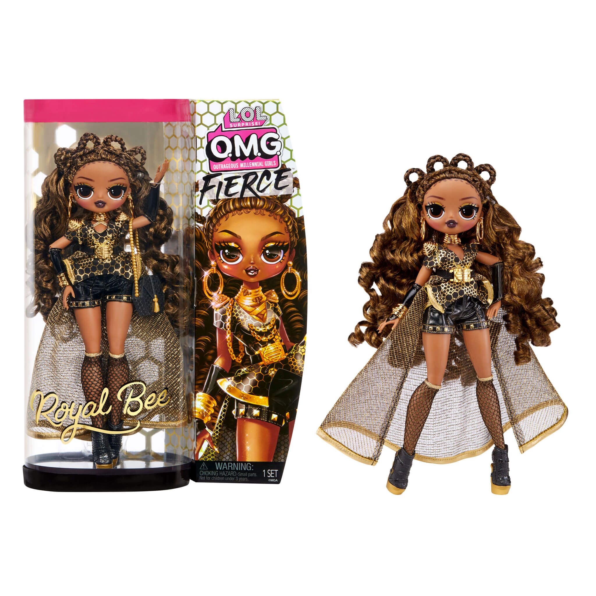 L.O.L Surprise OMG Fierce Royal Bee Fashion Doll Toys At Foys