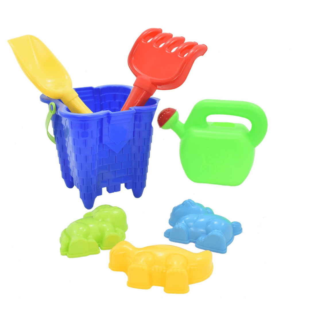7pc Square Castle Bucket Set Toys Toys At Foys