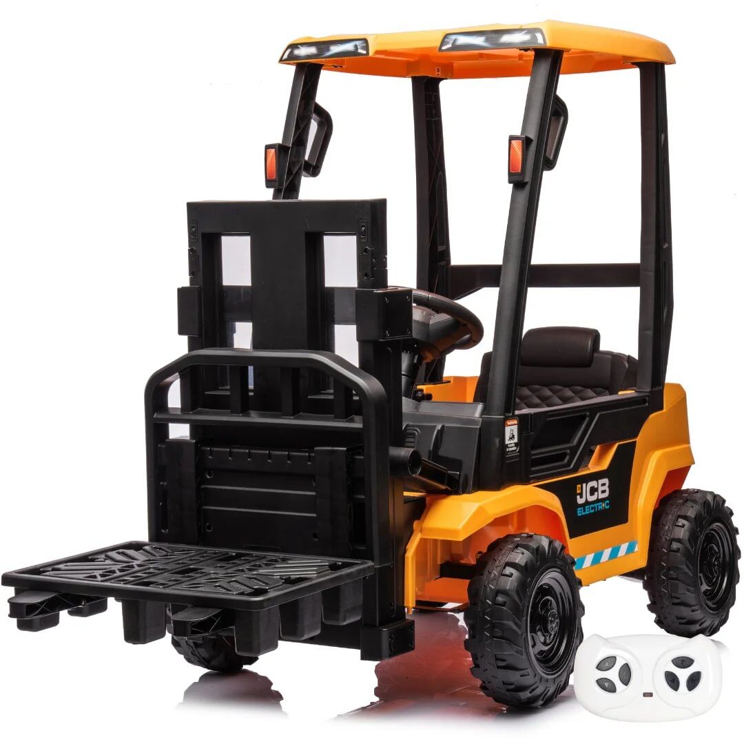 JCB Ride on Forklift for Kids 12V Yellow Toys Toys At Foys